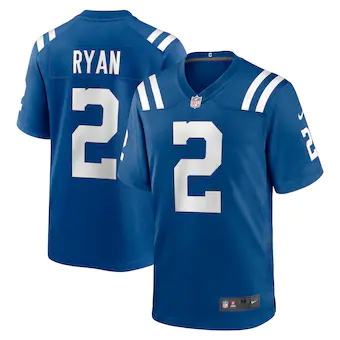 youth nike matt ryan royal indianapolis colts game jersey_p